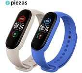 2PCS Watchbands for Xiaomi Mi Band 7 bracelet Miband 5 6 NFC Replacement Wristband Sport Silicone correa mi band 7 6 3 4 8 strap