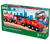 Ravensburger Tren Bomberos Juguete de Madera con Cisterna de Agua