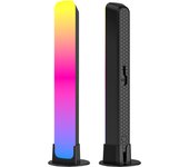 Lámpara de mesa con Sensor de música mágico, luz ambiental RGB, USB, Control por aplicación, Bluetooth, para PC, portátil, escritorio, decoración de sala de juegos