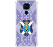 Funda original compatible con Xiaomi Redmi Note 9 - Club Deportivo Tenerife Doble escudo