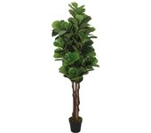 Higuera de Hojas de violín artificial 134 Hojas Green 80 cm
