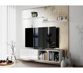 Conjunto de salón Hoover 106, Muebles ES, Aglomerado laminado, Con mesa de TV, 180 x 38cm