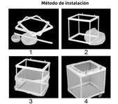 Aquarium Fish Breeding Isolation Mesh Box Net Fish Incubator Breeder Hatchery Fish Tank Isolation Box
