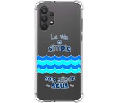 Tumundosmartphone Funda Silicona Antigolpes para Samsung Galaxy A32 4G diseño Agua Dibujos