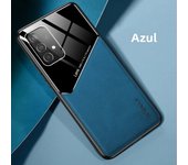 Luxury Leather Lens Protection Case for Samsung Galaxy A55 A35 A25 A15 A05 A73 A72 A71 A54 A53 4G 5G Car Magnetic Function Cover
