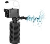 3 en 1 purificador de Agua de Aire Silenciosa internal bomb sumergible Acuario Filter bomb de oxígeno submersi Zekai