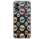Tumundosmartphone Funda Silicona Antigolpes para Oppo A18 diseño Catrina Dibujos
