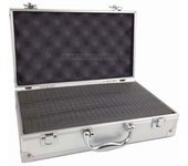 30x17x8cm Portable Aluminum Tool Box Outdoor Safety Equipment Case Instrument Box Suitcase Hardware Storage Box With Sponge