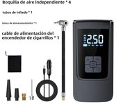Smart Air Compressor LED Light 7.4/12V Car Tire Inflator 150PSI Portable Tyre Inflator 6000mAh Cordless Tire Pump for Motorcycle