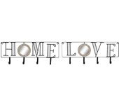 Set 2 Perchero Pared Metal Negro Factory 4 corgadores Home y Love-DAMDAM GO