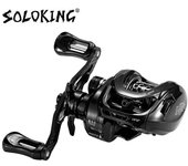 SOLOKING BMC100 Baicasting Reel Betriel BFS Reel 11+1BB 8.1 Gear Ratio 5KG Drag with Clicker Sound Fishing Reel Lille