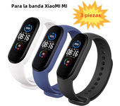 3Pcs Watchband For Mi Band 7 6 5 4 3 Bracelet Xiaomi Mi Band Strap Silicone Sport Replacement Wristband Smartwatch Accessories