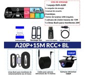 10 Inch 1080P Touch Screen Dashcam Car DVR Mirror Video Recorder Car Dual Lens Streaming Driving Recorder Dash Camera Bluck Box