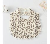 Korean Style Baby Feeding Drool Bib Ruffle Floral Infants Saliva Towel Soft Cotton Burp Cloth For Newborn Toddler Kids Bibs New