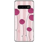 Tumundosmartphone FUNDA de GEL TPU para Samsung Galaxy S10 Plus diseño Flores Vintage Dibujos
