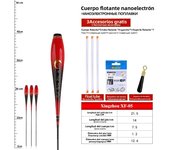 3PCS Composite Nano Luminous Float Body Foot+3PCS Tubes+1 Bag Hooks+1 Float Rest No Tail No CR425 Battery Fishing Tackle Tools