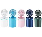 Mini Ventilador de Escritorio Pulverizador. Silencioso, Plegable, ENFRIADOR. Noche. Calor.