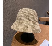 Beach Korean Straw Hat Summer Women Visor Bucket Hat Fisherman Hat Hand weaving Panama Girl Fishing Chapeau Sun Hats tool