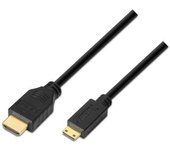 Aisens cable hdmi a mini hdmi alta velocidad / hec - a macho-c/macho - 1.8m - compatibilidad 3d y ethernet - color negro
