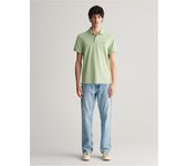 GANT POLO GANT REG SHIELD PIQUE MILKY MATCHA