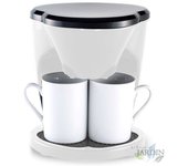 Suinga Cafetera de Goteo Negra 0.6L 450W con 2 Tazas