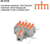 10/30/50 PCS Mini Fast Wiring Cable Connectors Universal Compact Splitter Electrical Conductors Push-in Home Terminal Block