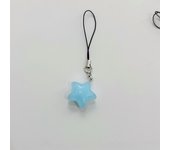 Mobile Phone Lanyard Wrist Strap Chain Colorful Five-Pointed Star Keychain Fashion Backpack Decoration Cute Simple Keychain