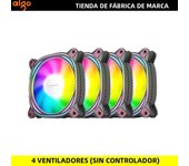 Aigo Z12 Computer Case Fan Reverse Ventoinha PC 120mm Rgb Fan Cooler 4pin PWM CPU Cooling Fan 3pin5v Argb 12cm Ventilador