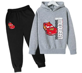 Cars Sweatshirt Boy Sweatshirt girls Lightning McQueen Sweatshirt Hoodies Pants 2Pcs Kids Tracksuits Children Clothing