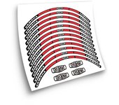 Kit de Pegatinas compatibles con  llantas de moto yamaha XSR 125