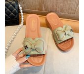 Summer Super Soft EVA Light Sole Slippers Women Indoor Pu Slippers Comzy Anti-Slip House Cute Bowknot Flat Slipper Slides
