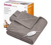 Beurer HD 75 Manta eléctrica 100 W Gris pardo Vellón