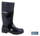 Cofan Bota de Agua Alta Seguridad S-5 Negra T-38