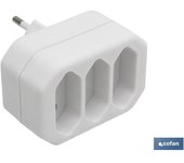 Adaptador 3 vias frontales (10a)