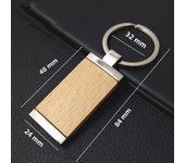 5/10/20 PCS Blanks Wooden Keychain Creative Wooden Decoration Solid Wood Handmade Pendant DIY Wooden Keychain