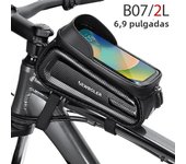 NEWBOLER Bicycle Bag Waterproof Touch Screen Cycling Bag Top Front Tube Frame MTB Road Bike Bag 7.2 Phone Case Bike Accessories