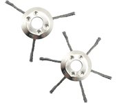LUSQI 6/8/9inch Steel Wire Wheel Head Grass Trimmer Head Universal Weed Brush Fit Straight Shaft Brushcutter Removal Moss Rust