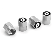 New 4Pcs Car Wheel Tire Valve Caps Air Stem Covers Accessories For Renault RS Megane 2 3 Twingo Clio Talisman Captur Trafic Kwid