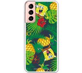 Funda original compatible con Samsung Galaxy S21 - S30 - Bob Esponja Fondo Tropical