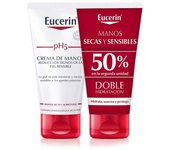 EUCERIN pH5 Crema de Manos Secas y Sensibles DUPLO 2x75ml ✅ Entrega 24/72h