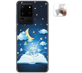 Tumundosmartphone Funda Gel Tpu para Samsung Galaxy S20 Ultra diseño Libro Cuentos Dibujos