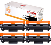 Brother Pack 4 TN2420 Toner Compatible Negro con Chip Válido