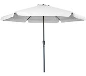 Acomoda Textil – Sombrilla de Jardín con Faldón Protector y Forro Anti UV para Exterior. Parasol de Aluminio Estable con Manivela, Toldo Octogonal 3 M Ø para Terraza y Patio. (Verde)