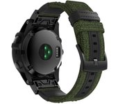 Correa de Nylon para Garmin Fenix 8 - 51mm / Fenix 7X Pro / Fenix 6X Pro / Enduro 3 / Epix 2 Pro 51mm, Brazalete de Nylon Balístico Conectores Quickfit 26mm