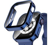 Glass+Cover for Apple Watch case 45mm 41mm accessories 44mm 40mm Tempered Screen Protector Protective iWatch series 7 8 9 SE 6 5