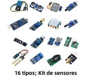 45 in 1 Sensors Modules 16 Kinds Starter Kit For Arduino Raspberry Pi , Better Than 37 in 1 With Box DIY UNO R3 MEGA2560