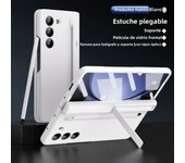 Hard Phone Hinge Protection Cover for Samsung Galaxy Z Fold 6 5 4 3 5G with Screen Protector Stand Bracket Pen Holder Slot Cover