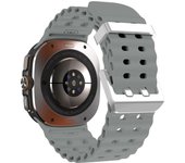 Marine Band For Samsung Galaxy Watch 7 ultra Strap 47mm Accessories Sport silicone Bracelet correa Galaxy Watch ultra Strap 47mm