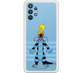 Funda original compatible con Samsung Galaxy A32 - Piolin y Sylvestre Celeste