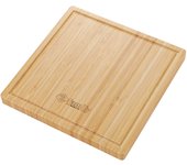 Family - Tabla Cortar Cuadrado Bambú Natural  Tablero Multifuncional para Picar Alimentos Verduras, Frutas, Carne  Gruesa Duraderas y Resistentes Antideslizante